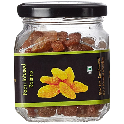 Divinutty Paan Raisins, 150G Bottle