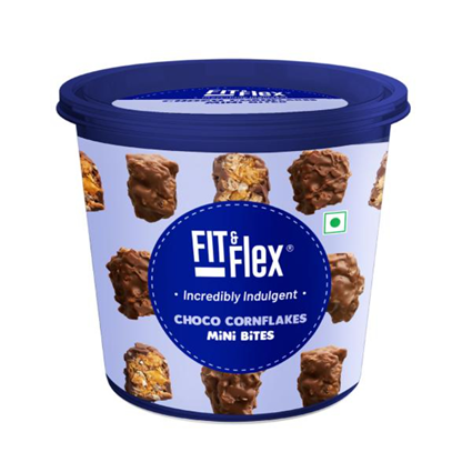 Fit & Flex Choco Cornflakes Mini Bites, 250G Tub
