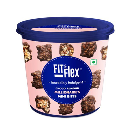Fit & Flex Choco Almond Mini Bites, 250G Tub