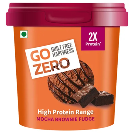 Go Zero Mocha Brownie Fudge 500Ml Cup