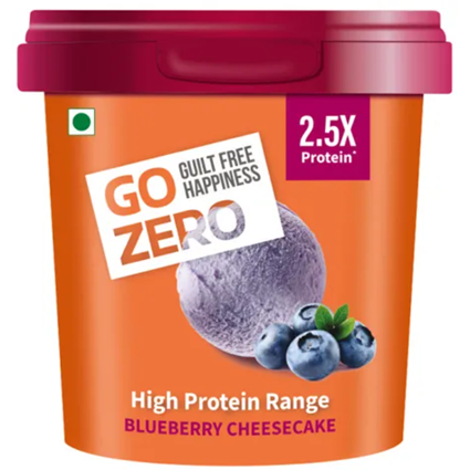 Go Zero Blueberry Cheesecake 500Ml Cup