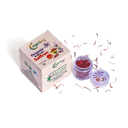 Nutriorg Organic Kashmiri Saffron 1G Box