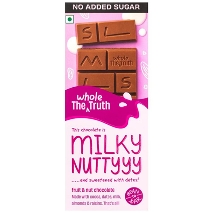 The Whole Truth Fruit & Nut Milk Chocolate 50G Box