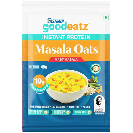 Fast&Up Goodeatz Instant Tamota Masala Oats 400G Pouch