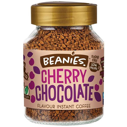 Beanies Cherry Chocolate Instant Coffee 50G Bottle