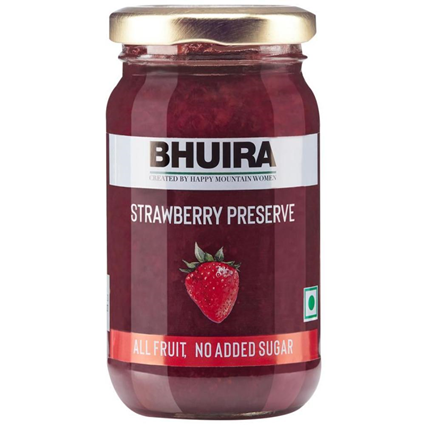 Bhuira Strawberry And Rosemary Preserve 240G Jar