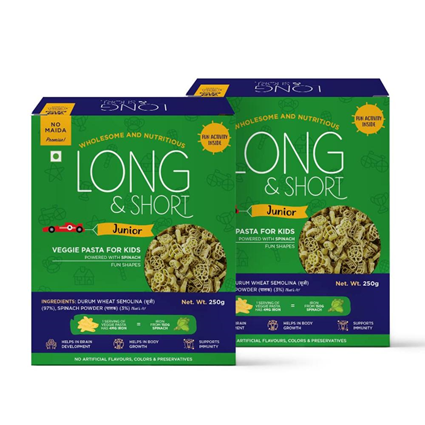 Long & Short Veg Spinach, 250G Box