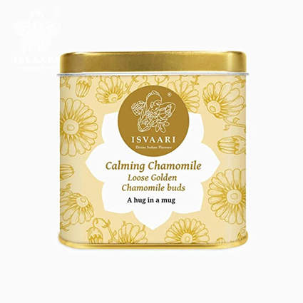 Isvaari Calming Golden Chamomil Buds 50G Tin