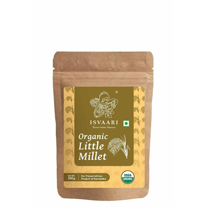 Isvaari Organic Little Millet 500G Bag