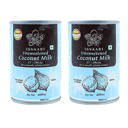 Isvaari Coconut Milk, 400Ml Tin