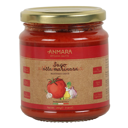 Anmara Artisanal Pasta & Pizza Sauce Italian Marinara Sauce 314Ml Jar