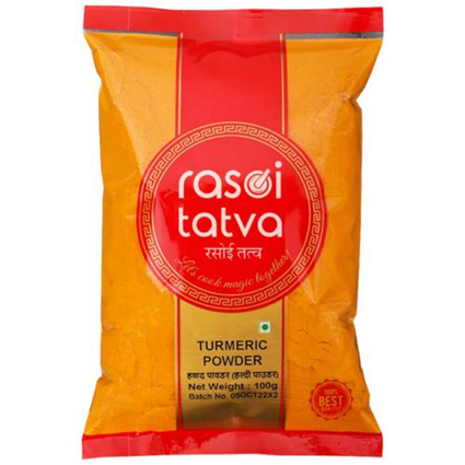 Rasoi Tatva Turmeric Powder, 100G Pouch
