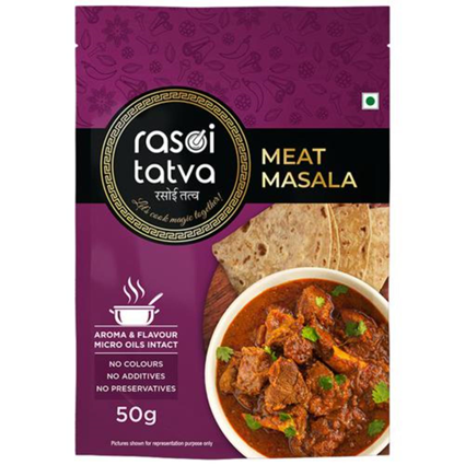 Rasoi Tatva Meat Masala 50G Pouch