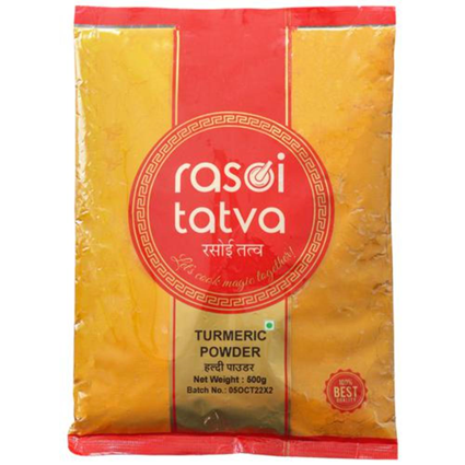 Rasoi Tatva Turmeric Powder 500G Pouch