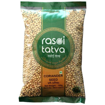 Rasoi Tatva Coriander Seed 100G Pouch