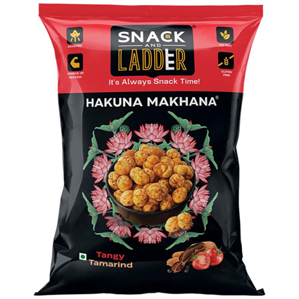 Snack And Ladder Hakuna Makhana Tangy Tamarind Roasted 70G Pouch