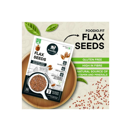 Foodio Flax Seeds, 100G Pouch