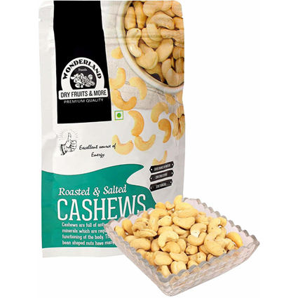 Top Nut Dry Roasted Cashews 100G Pouch