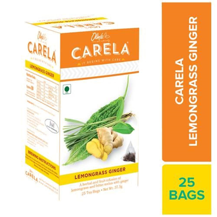 Olinda Carela Lemongrass Ginger Tea 37.5G 25 Bags
