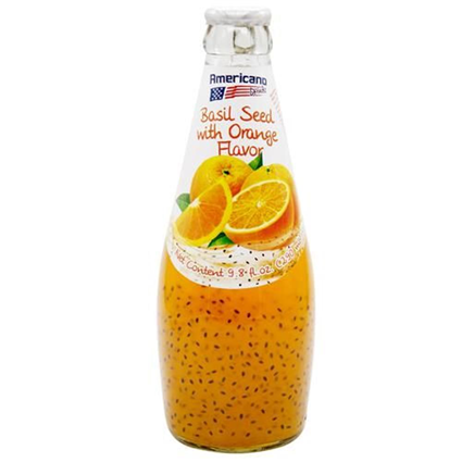 Americano Basil Seed Orange Drink 290Ml Bottle