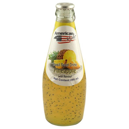 Americano Basil Seed Pineapple Drink 290Ml Bottle