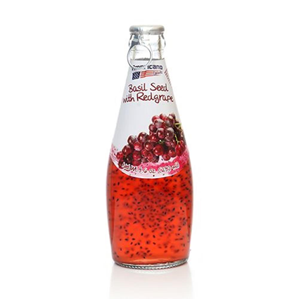 Americano Basil Seed Redgrape Drink 290Ml Bottle