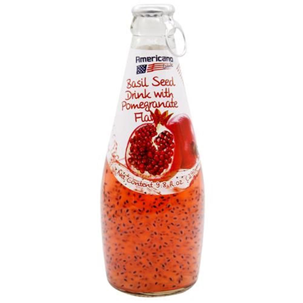 Americano Basil Seed Pomegranate Drink 290Ml Bottle