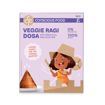 Conscious Food Veggie Ragi Dosa Mix 200G Box