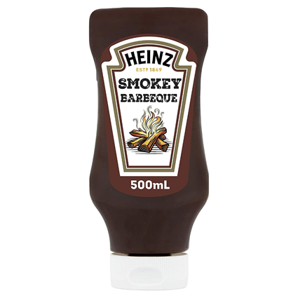 Heinz Smokey Barbeque The Finest Smoked Hickory Flavour Sauce And Marinade, 500Ml Bottle