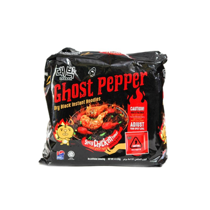 Daebak Ghost Pepper Spicy Chicken Noodles 524G Pouch