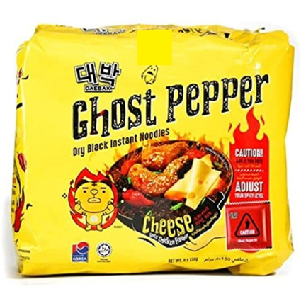 Daebak Ghost Pepper Cheese Spicy Chick 130G Pouch