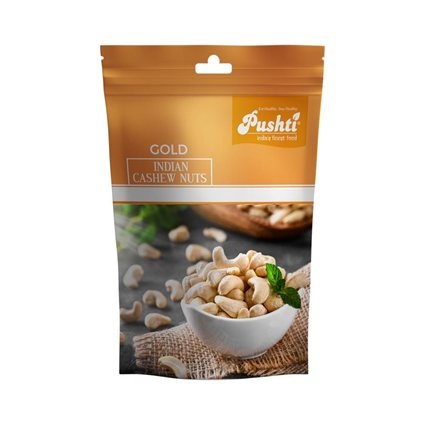 Pushti Indian Gold Cashew Nuts 250G Pouch