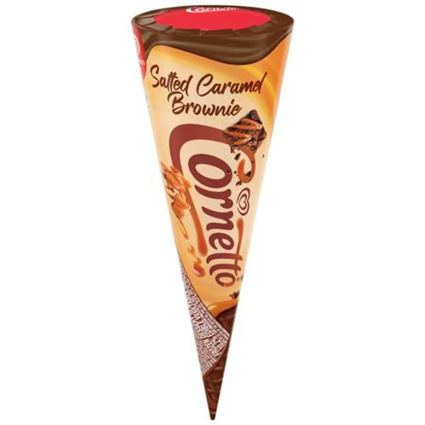 Kwality Walls Cornetto Salted Caramel Brownie 110Ml Pouch