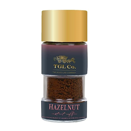 The Good Life Company Hazelnut Instant Coffee 100G Jar