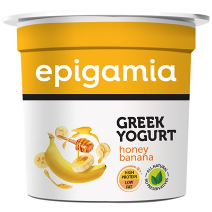 Epigamia Nas Greek Yogurt Banana 100G Cup