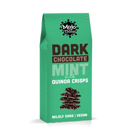Mojo Thins Choco Mint Quinoa Crisp 100G