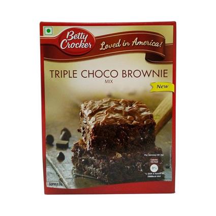 Betty Crocker Triple Choco Brownie Mix 425G