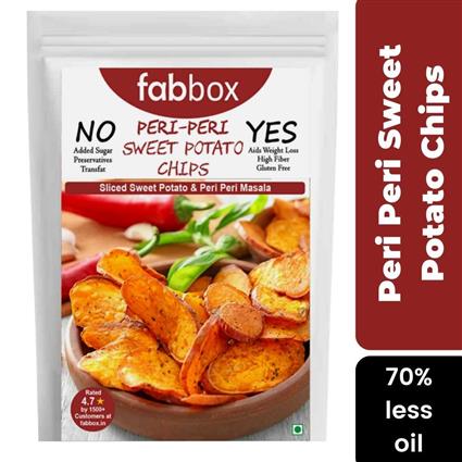 Fabbox Peri Peri Sweet Potato Chips 100G