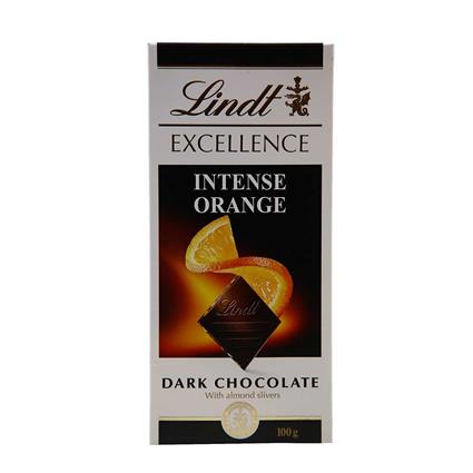 Lindt Excellence Orange Intense Dark Chocolate ,100G