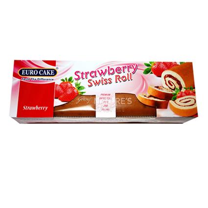 Strawberry Swiss Roll - Euro Cake