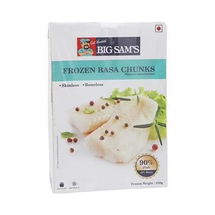 Big Sams Frozen Basa Chunks Skinless And Boneless 250G Carton