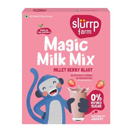 Slurrp Farm High Protein Berry Blast Milk Mix 250G Box