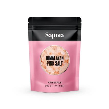 Sapora Himalayan Pink Salt Crystals 200G