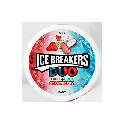 Ice Breaker Duo Strawberry 36G Tin