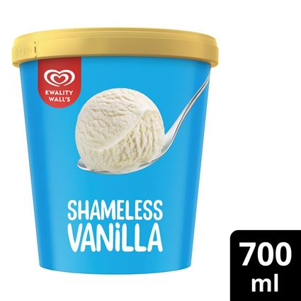 Kwality Walls Shameless Vanilla 700Ml Tub