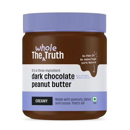 The Whole Truth Creamy Chocolate Peanut Butter 325G Jar