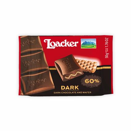 Loacker Chocolate Classic Dark, 50G 
