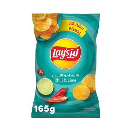 Lays Potato  Chips Chili And Lime 165G