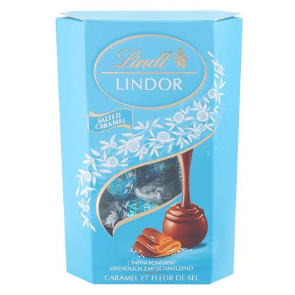 Lindt Lindor Chocolate Truffles Salted Caramel 200G