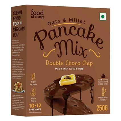 Foodstrong Oats And Millets Double Choco Chip Pancake Mix 250 G